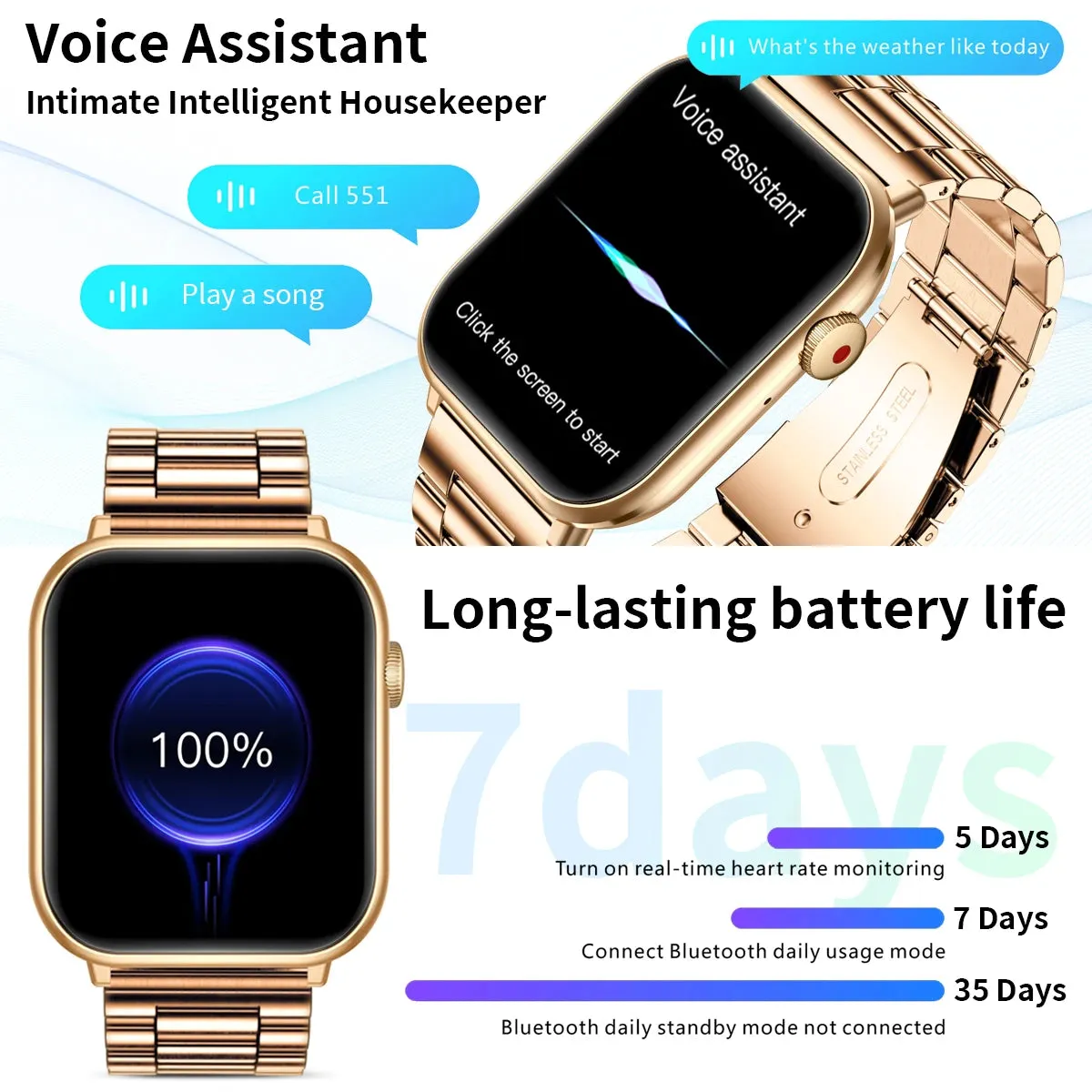 LIGE Ladies Smartwatch