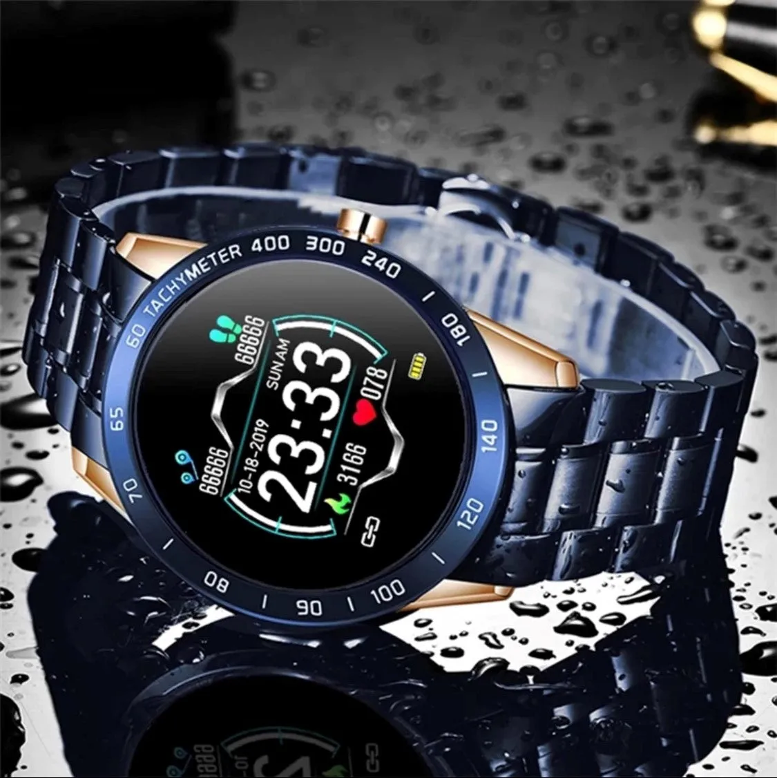 LIGE Smart Watch 122A Silver and Gold