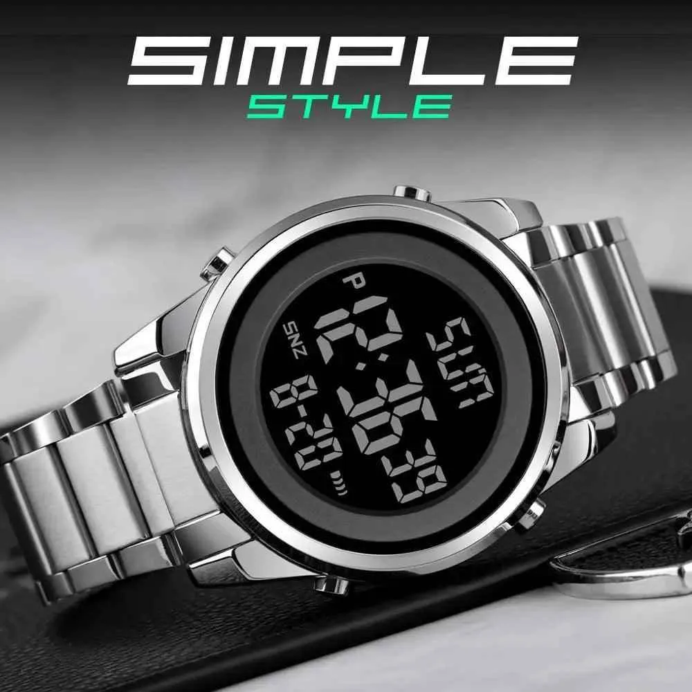 LSW222 Men's Simple Watch - Digital Business Multifunctional Watch