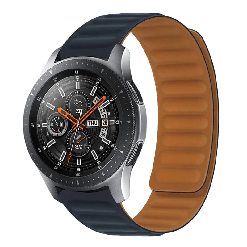 Magnetic Silicone Watch Straps Compatible with the Garmin Vivomove 3s