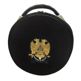 Masonic Scottish Rite Double-Eagle 32 Degrees Hat/Cap Case