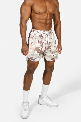 Men's Fast-Dry 5" Training Shorts - Khaki Camo