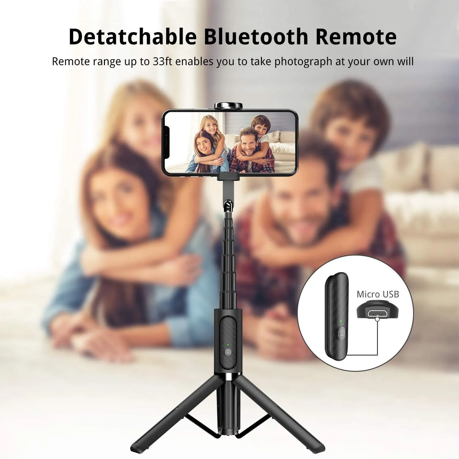 Mobilife Mini Extendable Bluetooth Selfie Stick