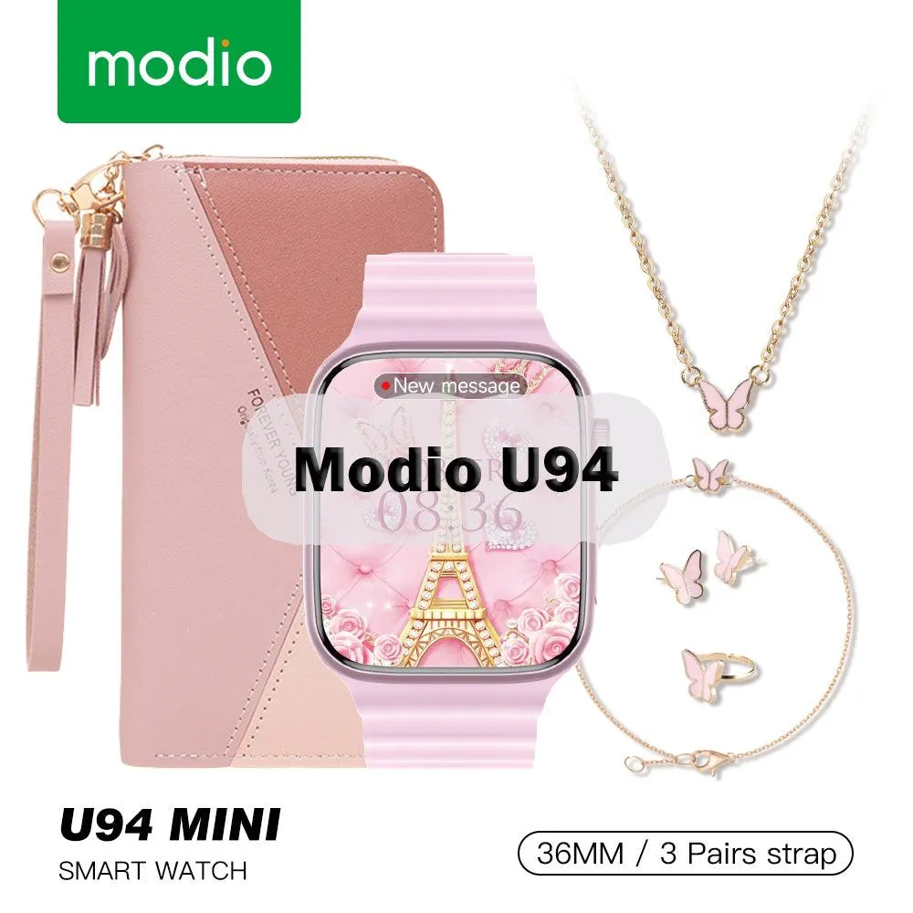 Modio U94 SmartWatch 4 in 1 Diamond Jewellery Clutch Bag