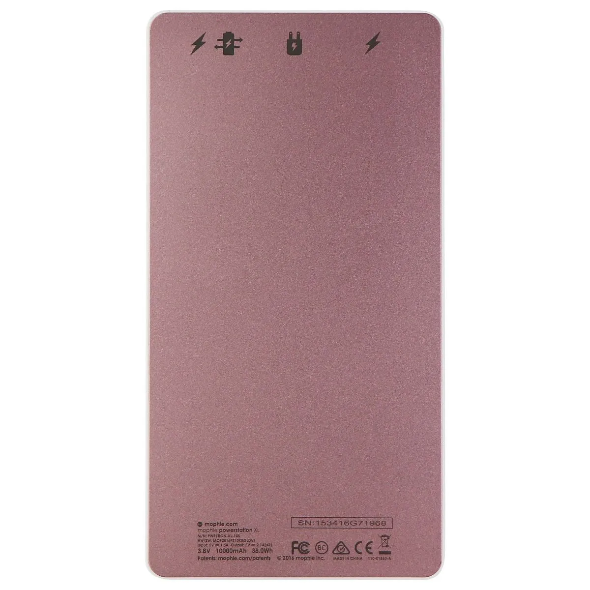 Mophie PowerStation XL 10,000mAh Battery with Dual USB - Rose Gold