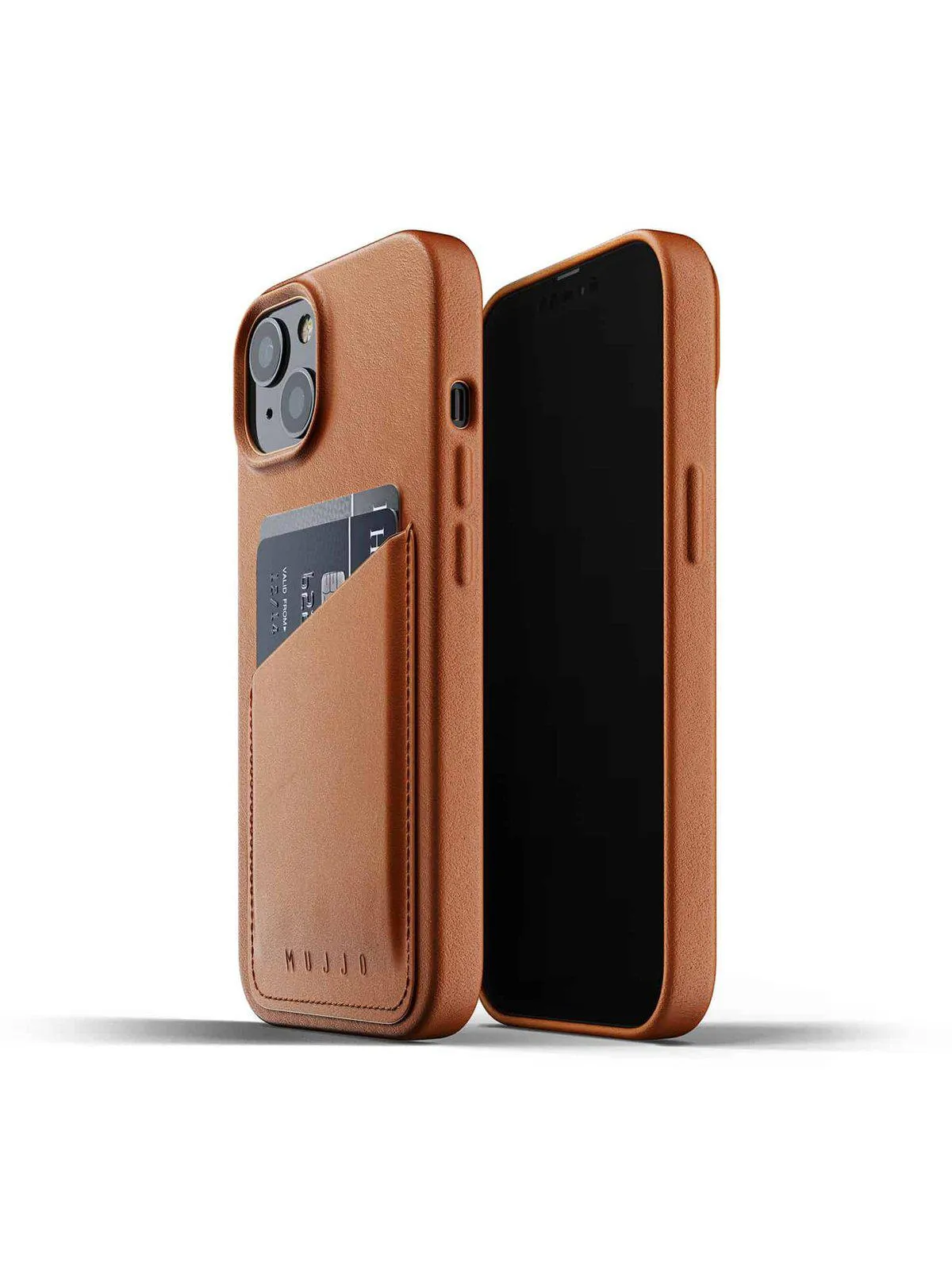 Mujjo Full Leather Wallet Case for iPhone 13