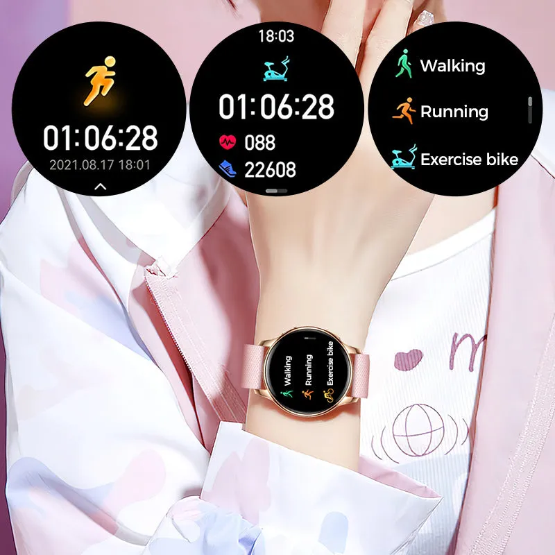 Multifunctional Round Smartwatch with Bluetooth