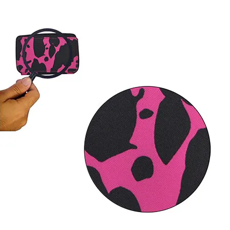 Neon Cow Hot Pink NGIL Canvas All in One Wallet