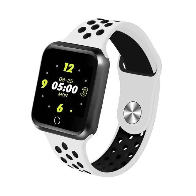 New IP67 Waterproof Sport Fitness Tracker Pedometer Heart Rate Blood Pressure Monitor Smartwatch For iPhone Android