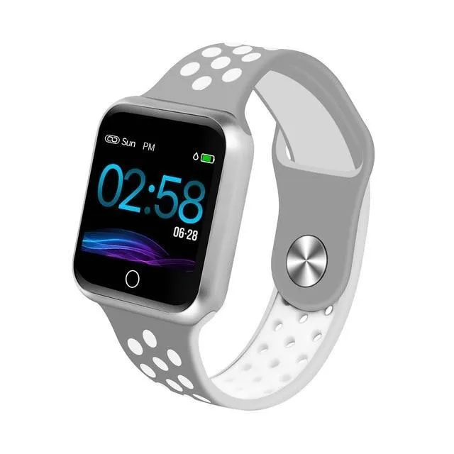 New IP67 Waterproof Sport Fitness Tracker Pedometer Heart Rate Blood Pressure Monitor Smartwatch For iPhone Android