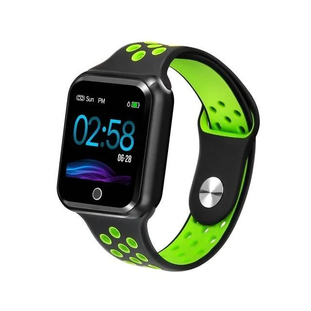 New IP67 Waterproof Sport Fitness Tracker Pedometer Heart Rate Blood Pressure Monitor Smartwatch For iPhone Android