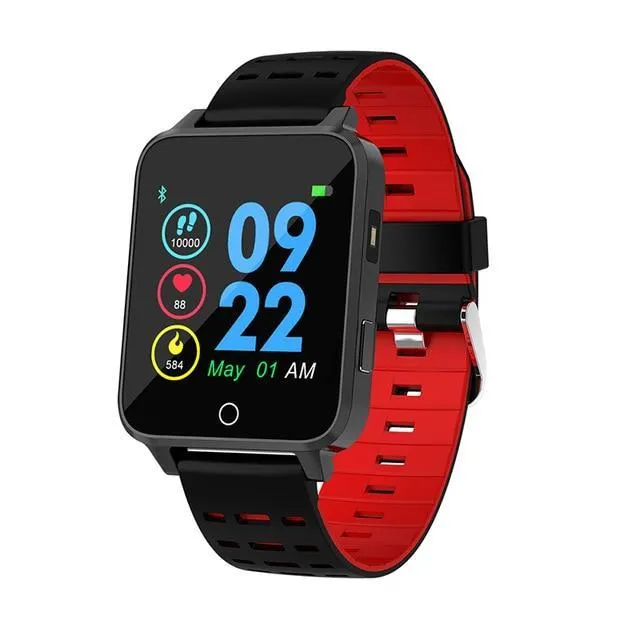 New IP68 Waterproof Android Smart Watch Bluetooth Wristband Heart Rate Pedometer Smartwatch For iPhone Android