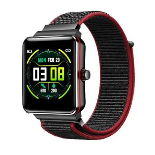 New IP68 Waterproof Step Heart Rate Blood Pressure Tracker Sport Fitness Smartwatch For iPhone Android