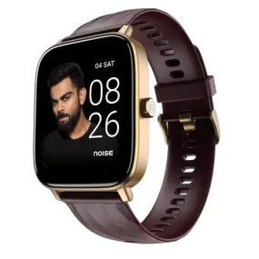 Noise Newly Launched Quad Call 1.81" Display, Bluetooth Calling Smart Watch, AI Voice Assistance, 160 Hrs Battery Life, Metallic Build, in-Built Games, 100 Sports Modes, 100  Watch Faces (Deep Wine)