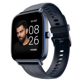 Noise Newly Launched Quad Call 1.81" Display, Bluetooth Calling Smart Watch, AI Voice Assistance, 160 Hrs Battery Life, Metallic Build, in-Built Games, 100 Sports Modes, 100  Watch Faces (Space Blue)