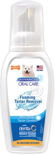 Nylabone 4 OZ. ADVANCED ORAL CARE FOAMING TARTAR REMOVER