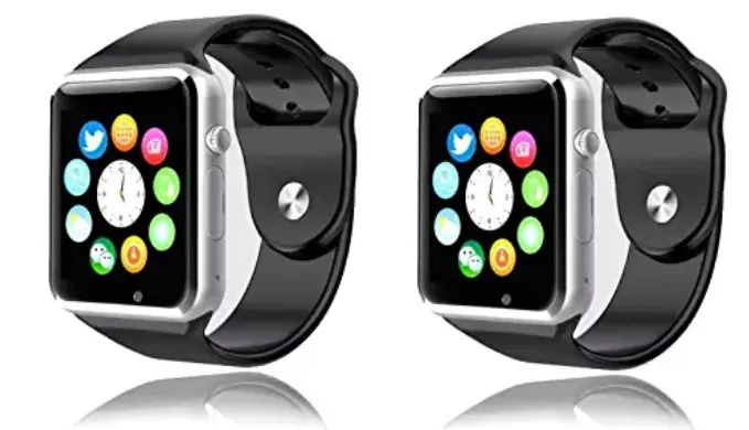 Pack of 2: Touch Screen Smart Watches w/ Camera for Android & iOs - Ships Quick!