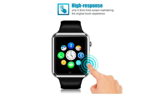 Pack of 2: Touch Screen Smart Watches w/ Camera for Android & iOs - Ships Quick!