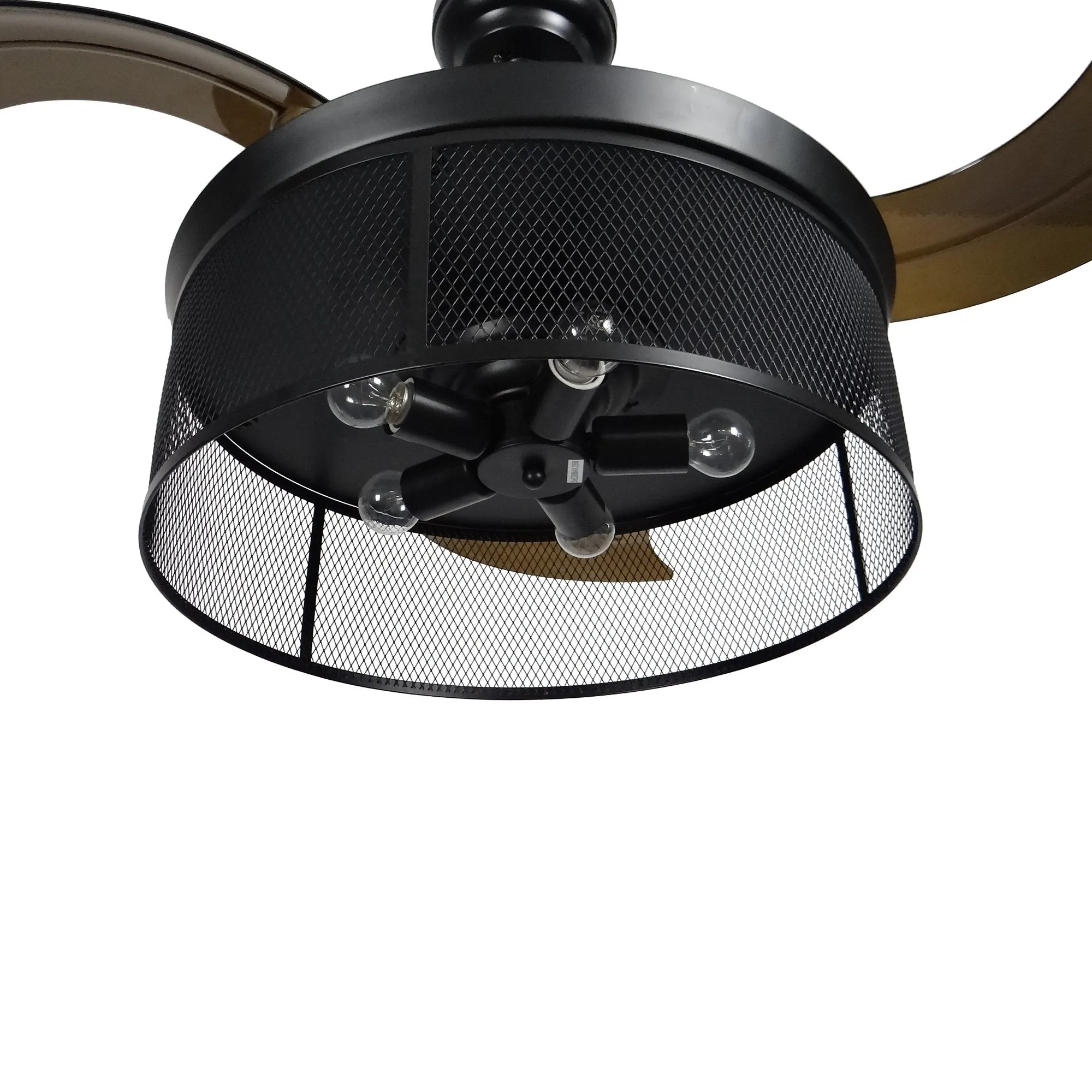 Paloma 42" In. 3 Blade Smart Ceiling Fan Works with Wall Switch