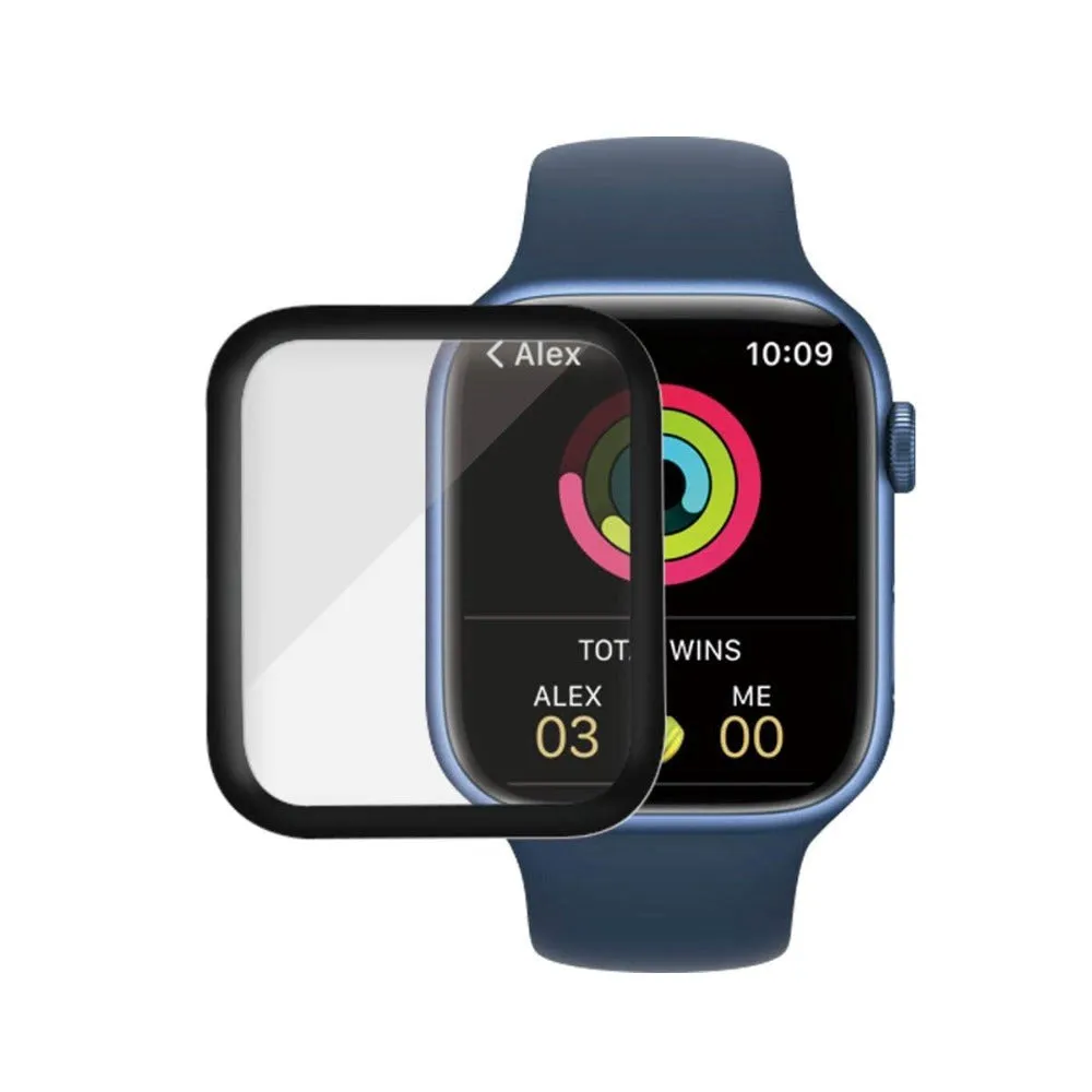 PanzerGlass Apple Watch 8/7 (45mm) Hærdet Glas - Sort Kant