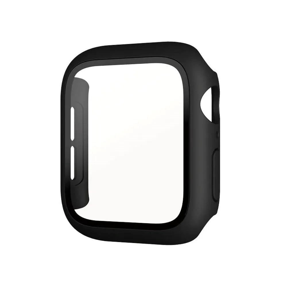 PanzerGlass Apple Watch 9/8/7 (41mm) Full Body Protection Cover   Indbygget Skærmbeskyttelse m. Anti-Bacterial - Sort