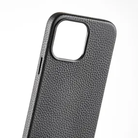 Pebble Leather iPhone 14 Case