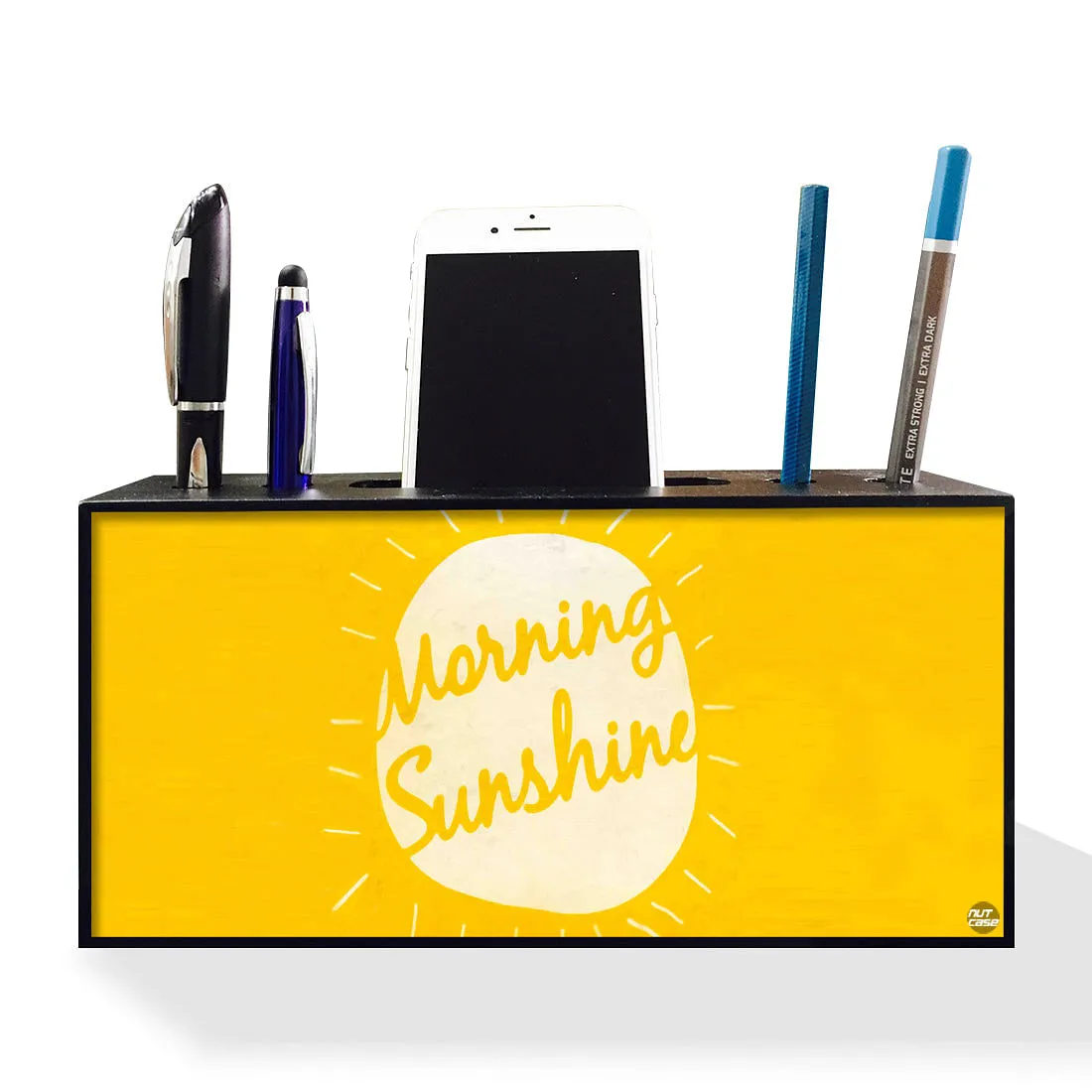 Pen Mobile Stand Holder Desk Organizer - Morning Sunshine