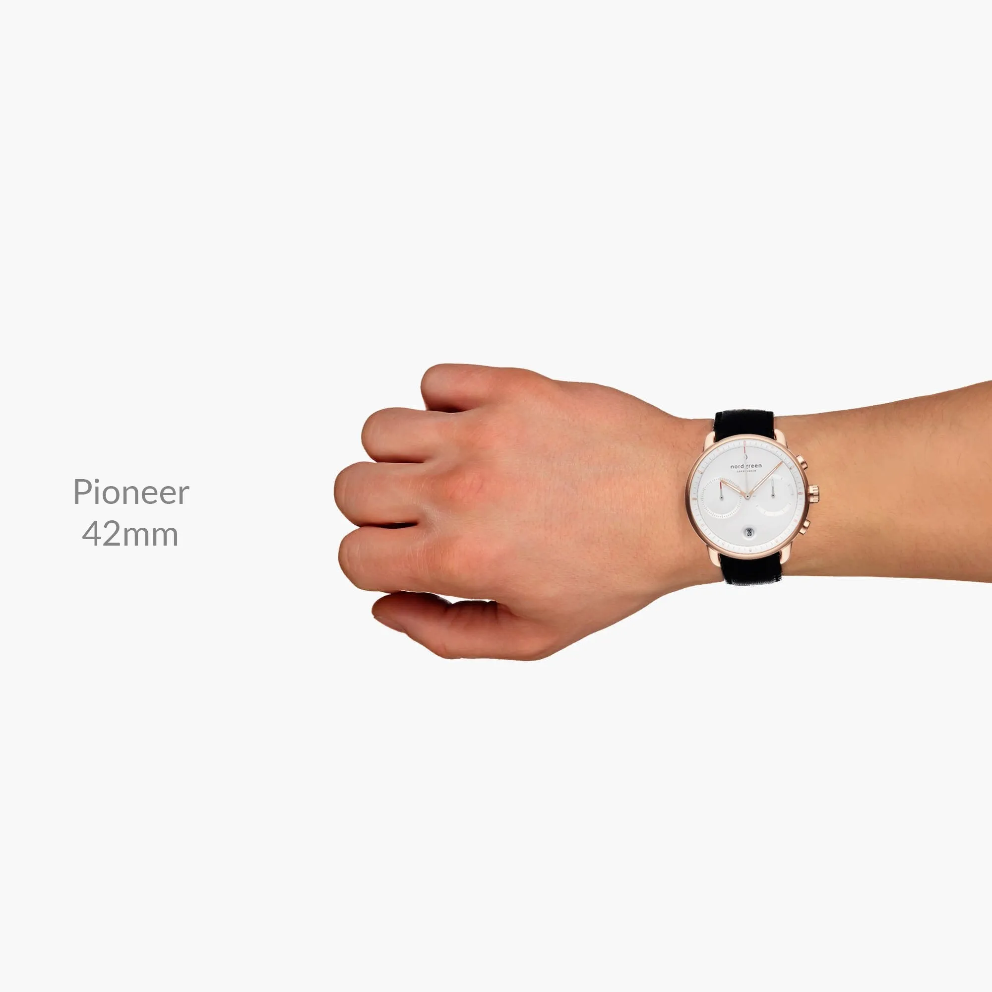 Pioneer | Black Dial - Black Leather