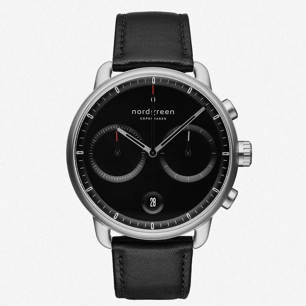 Pioneer | Black Dial - Black Leather