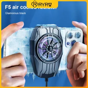 Portable New Mini Mobile Phone Radiator Chicken-eating Game Cooler Built-in Battery Peripherals Air-cooled Cooling Fan