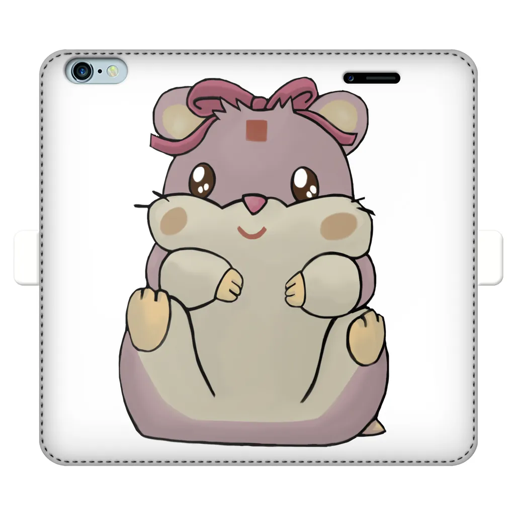 Purple Hamster Fully Printed Wallet Cases