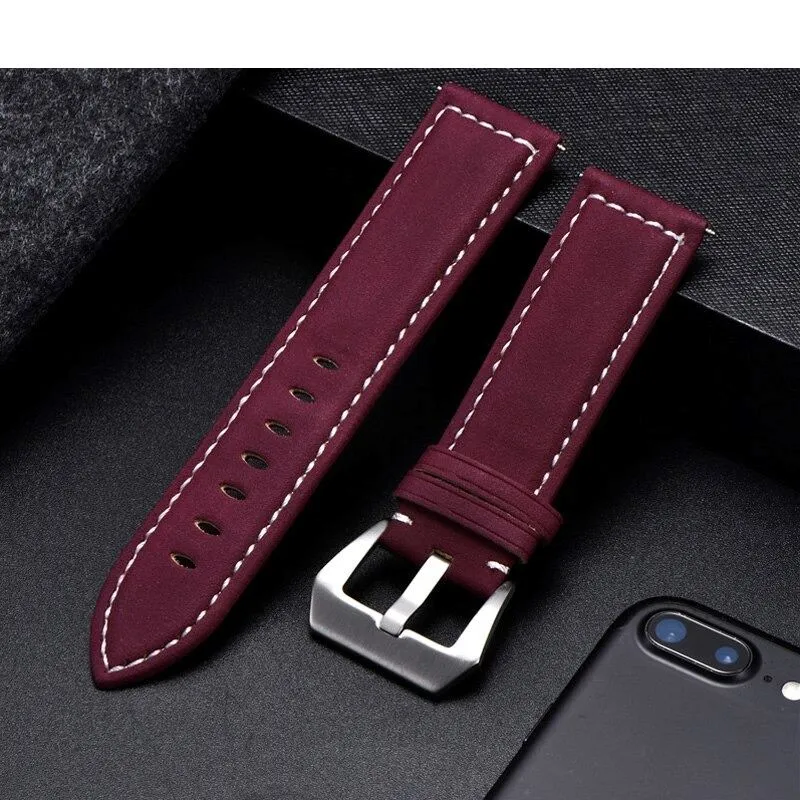 Retro Leather Straps Compatible with the 3Plus Vibe Smartwatch