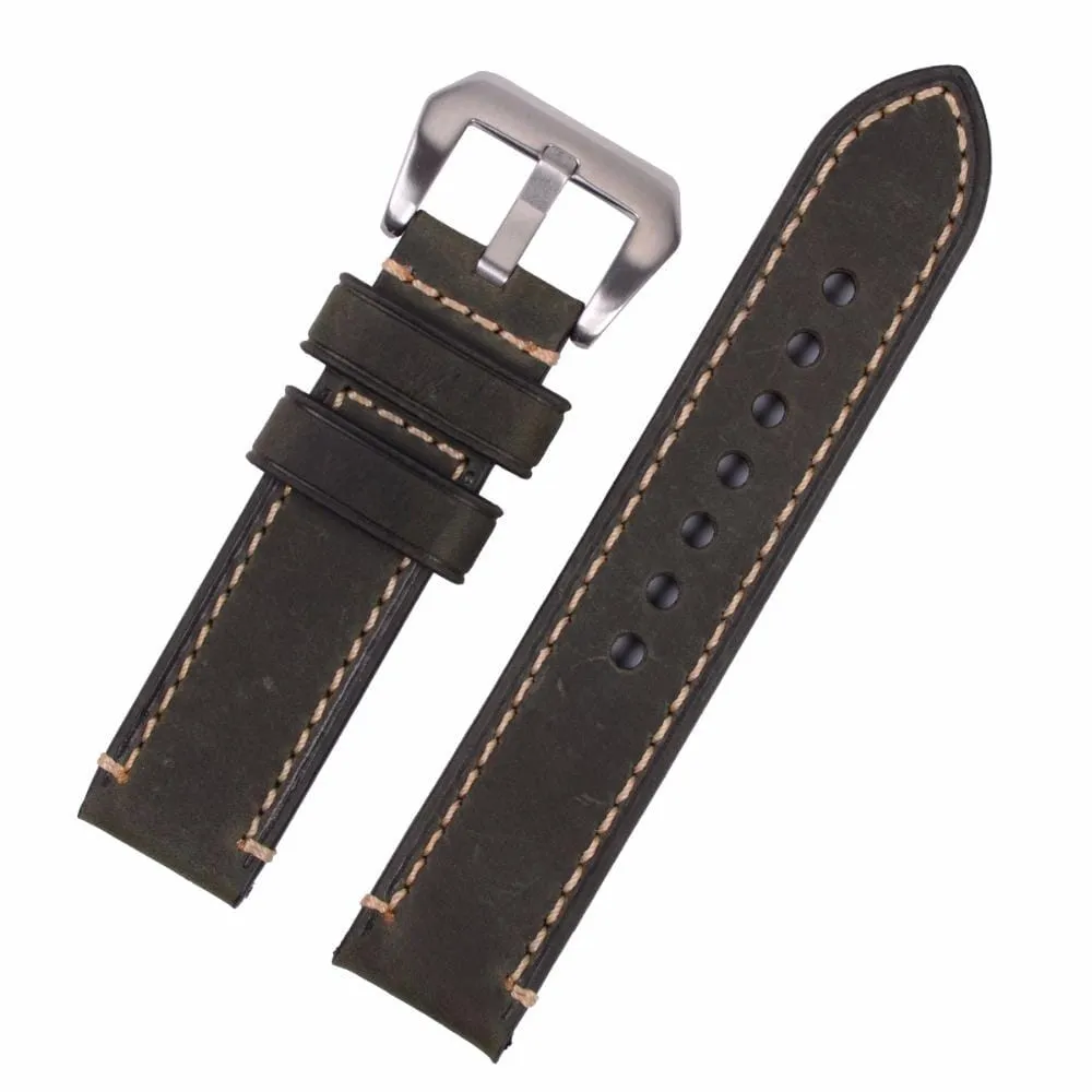 Retro Leather Straps Compatible with the 3Plus Vibe Smartwatch