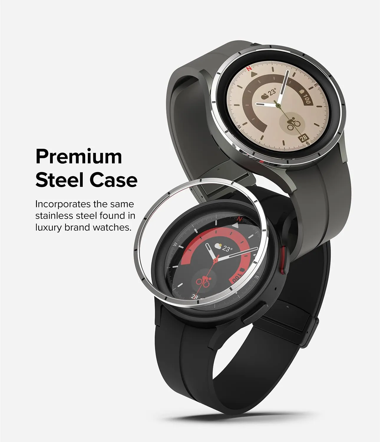 Ringke bezel styling compatible with Samsung Galaxy Watch 5 pro 45mm -Multicolor