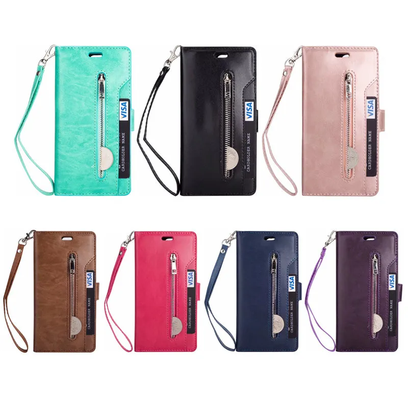 S6 Case For Etui Samsung S6 Case Flip Phone Cover Hoesje Samsung Galaxy S6 Edge Case Leather 9 Card Holder Wallet Bags Coque S6