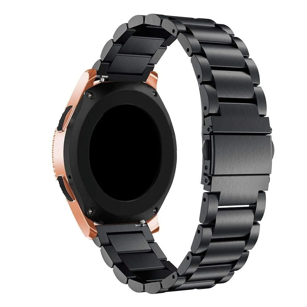 Samsung Galaxy Watch 3 (45mm) Tech-Protect Rustfri Stål Rem m. Stifter - Sort