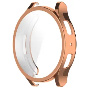 Samsung Galaxy Watch 6 (44mm) Plastik Cover m. Indbygget Skærmbeskytter - Rose Gold