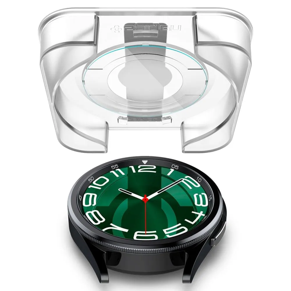 Samsung Galaxy Watch 6 Classic (47mm) Spigen EZ Fit GLAS.tR Skærmbeskyttelse - 2-Pak - Gennemsigtig