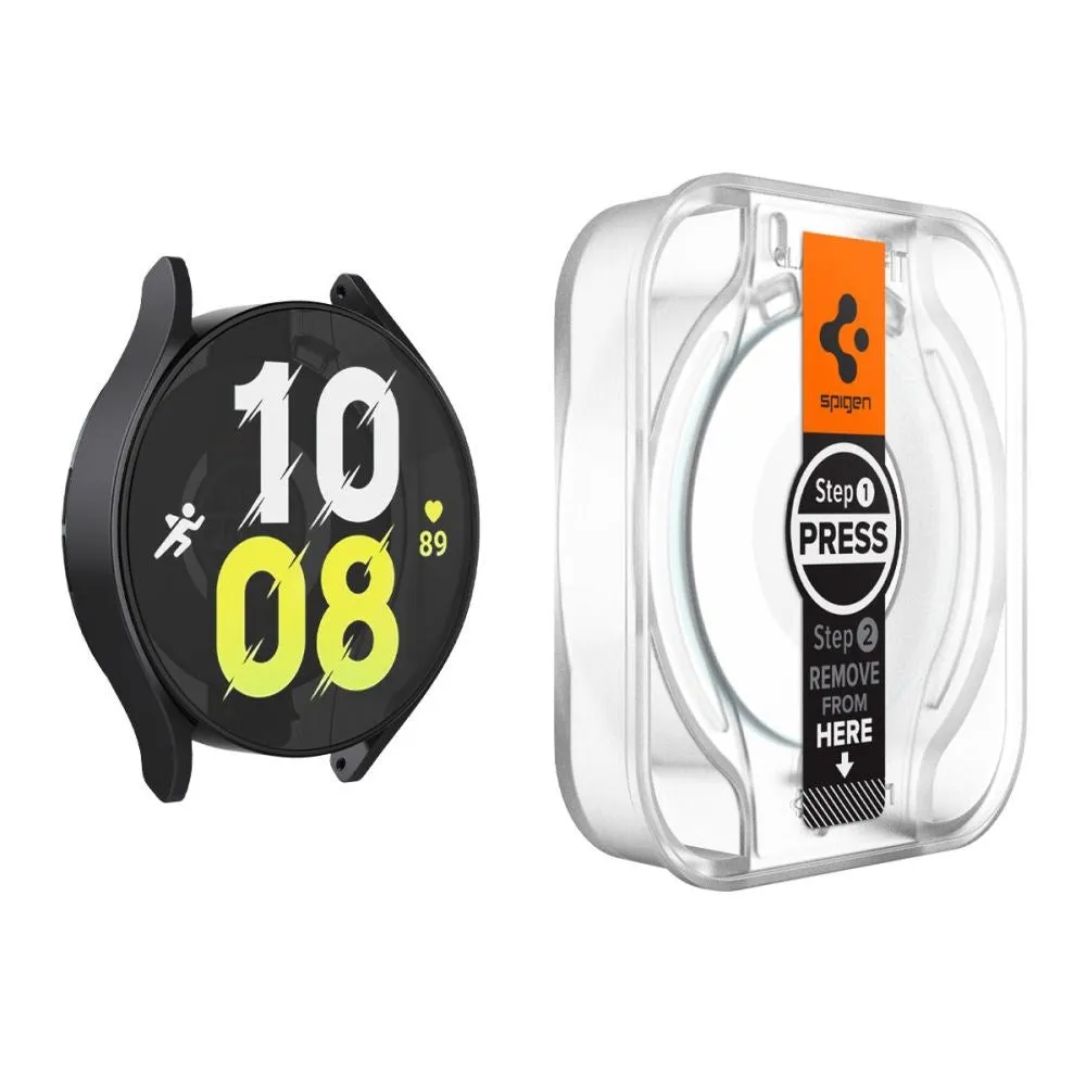 Samsung Galaxy Watch 7 / 6 (44mm) Spigen EZ Fit GLAS.tR Skærmbeskyttelse - 2-Pak - Gennemsigtig