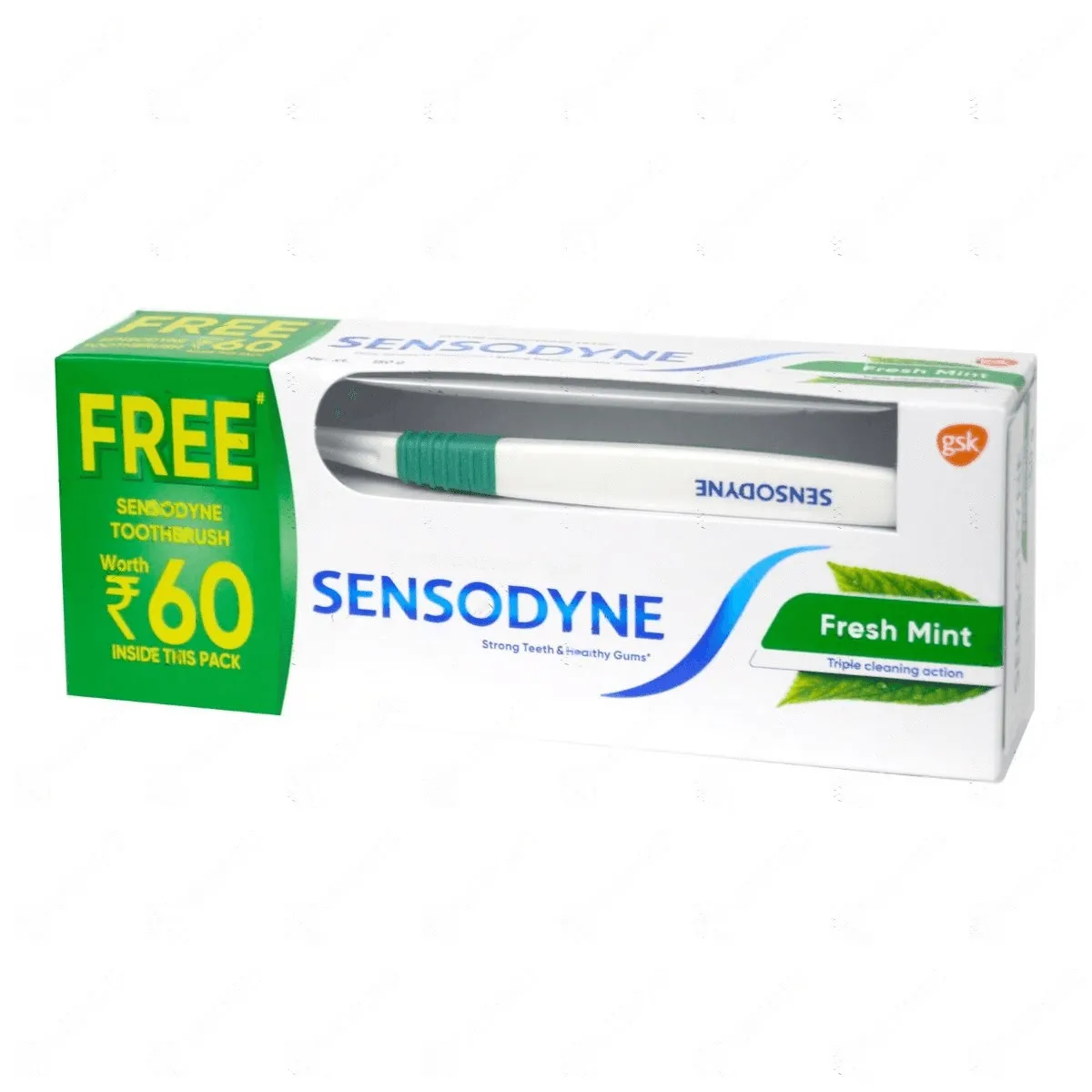 Sensodyne Toothpaste Fresh Mint (150g)   Toothbrush