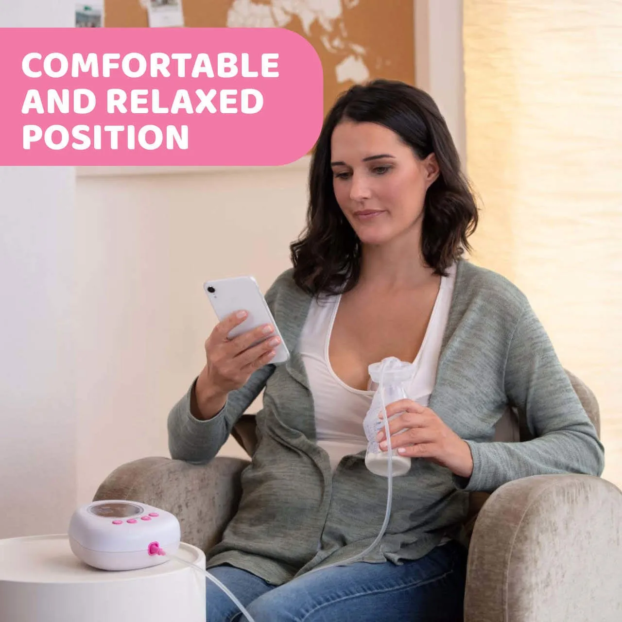 Single Electric Breast Pump Chicco White