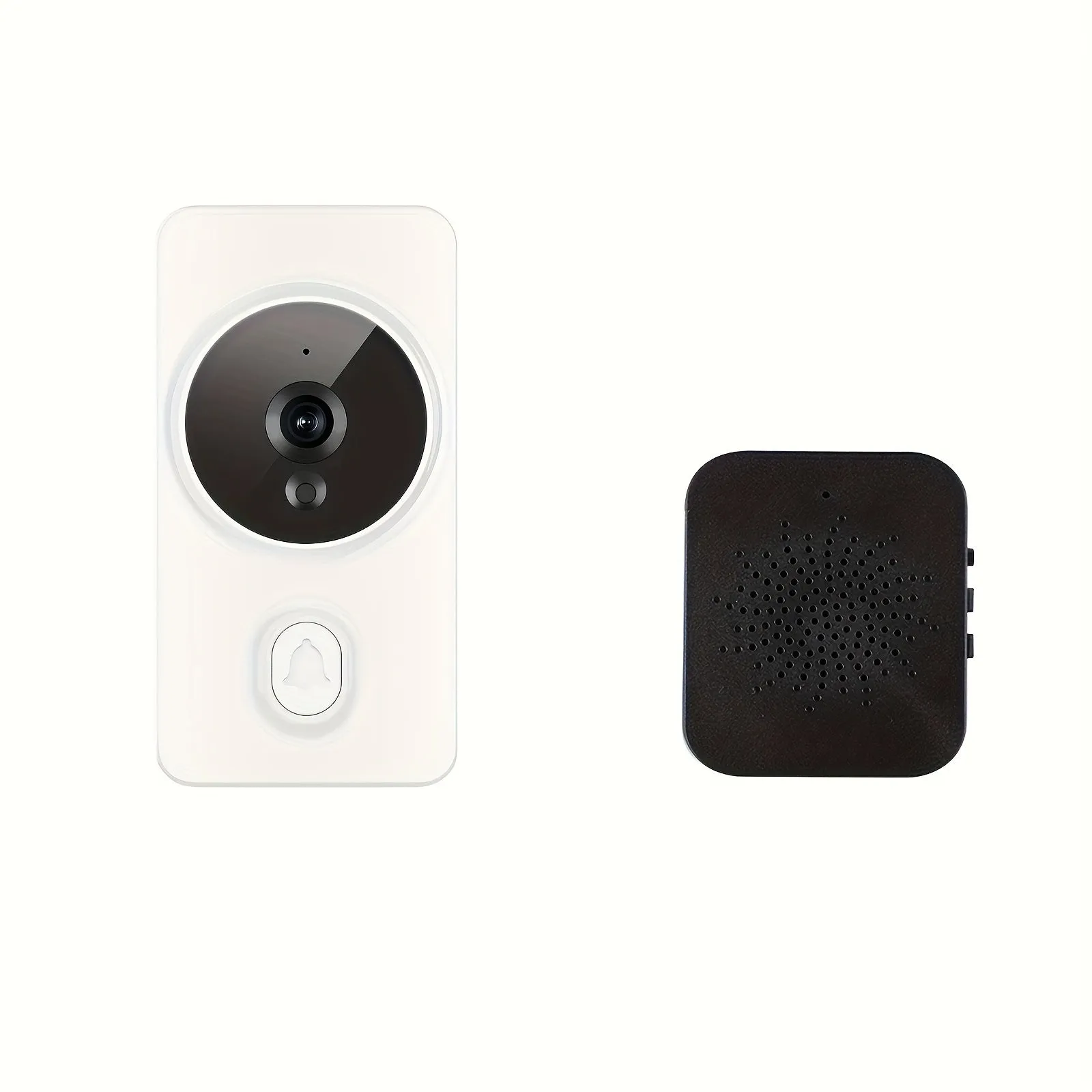 Smart Video Doorbell, Intelligent System Control, 2.4G Wireless Wifi For Home And Commercial Use, Punch-free APP Camera, Not Built-in Battery, Shipped Without Battery