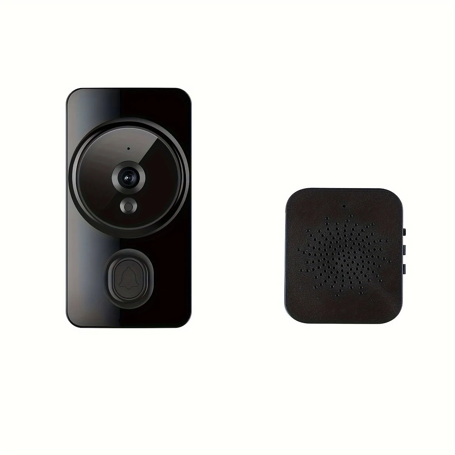 Smart Video Doorbell, Intelligent System Control, 2.4G Wireless Wifi For Home And Commercial Use, Punch-free APP Camera, Not Built-in Battery, Shipped Without Battery