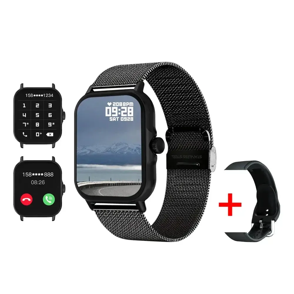 Smartwatch 2024 Men Women Sports Fitness Health Monitor Answer Make Call Multi-Platform Message Alert For Android IOS Gift