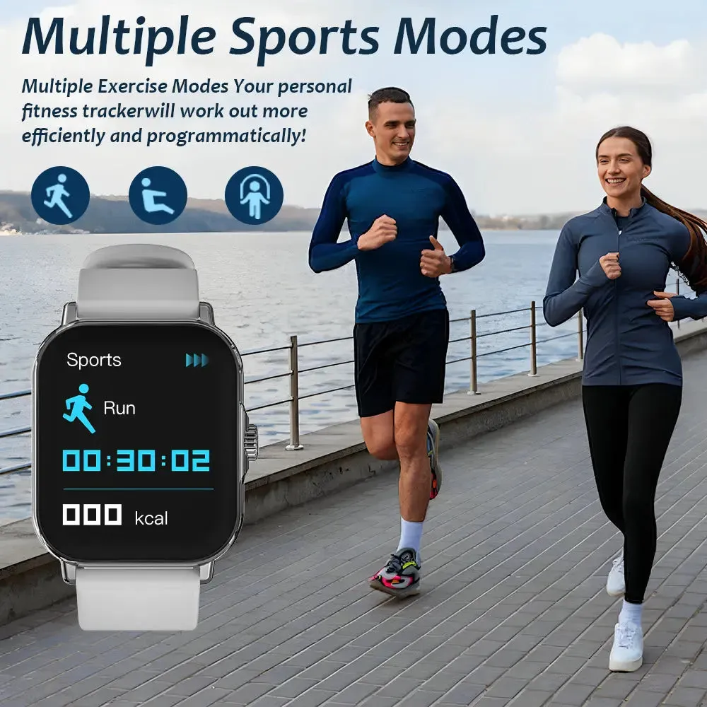 Smartwatch 2024 Men Women Sports Fitness Health Monitor Answer Make Call Multi-Platform Message Alert For Android IOS Gift