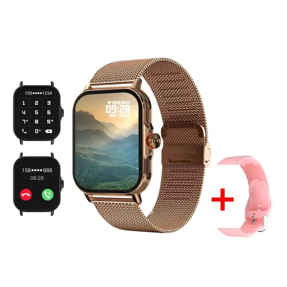 Smartwatch 2024 Men Women Sports Fitness Health Monitor Answer Make Call Multi-Platform Message Alert For Android IOS Gift