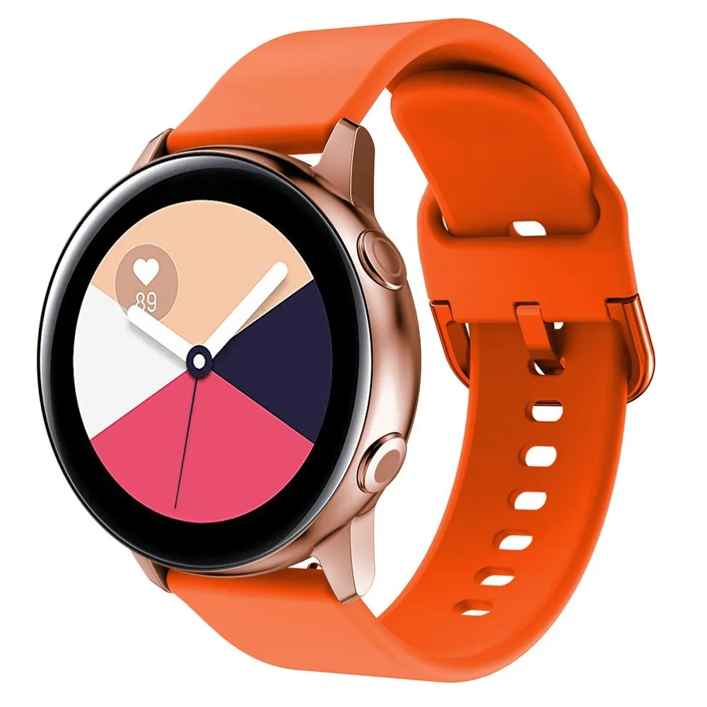 Smartwatch Silikone Rem (20mm) - Orange