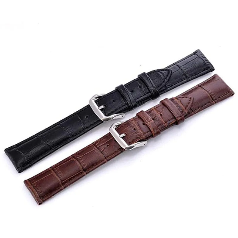 Snakeskin Leather Watch Straps Compatible with the 3Plus Vibe Smartwatch