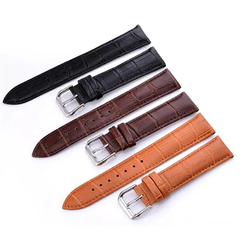 Snakeskin Leather Watch Straps Compatible with the 3Plus Vibe Smartwatch