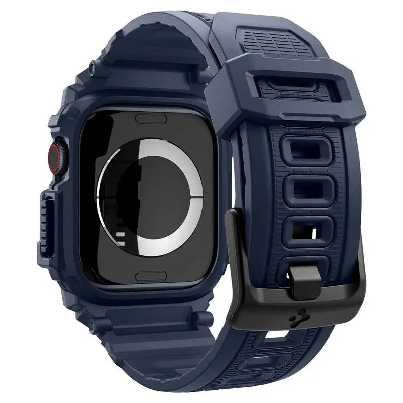 Spigen Rugged Armor Pro Apple Watch (38/40/SE/41/42mm) Rem m. Cover - Blå